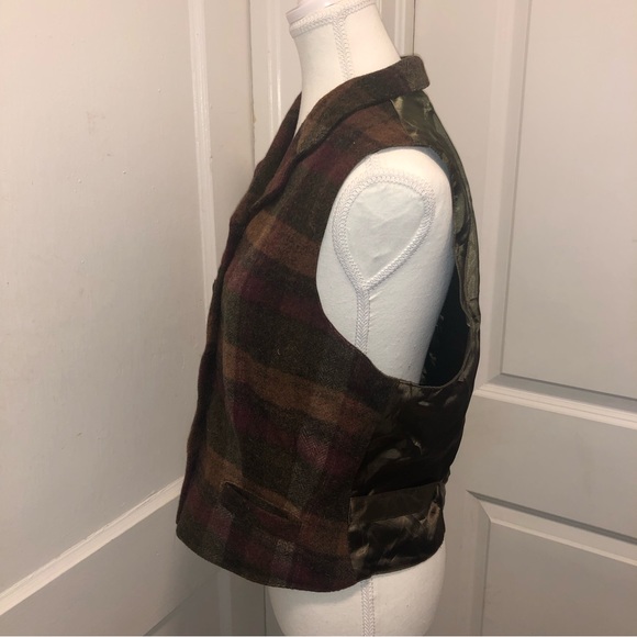 Bushwacker ladies wool mohair mix waist coat vest size large - Picture 3 of 5